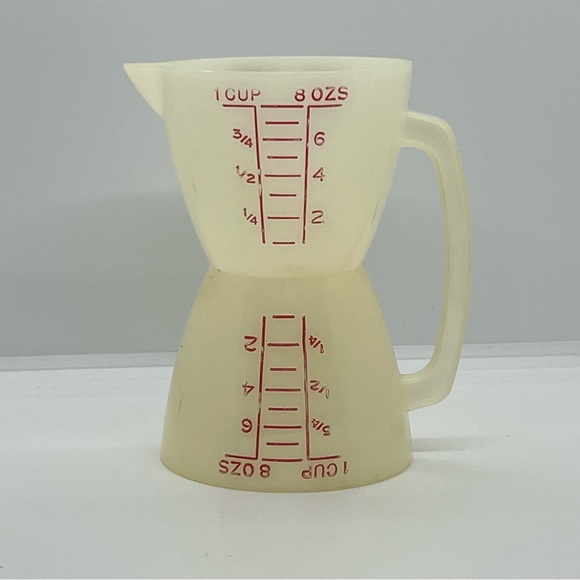 Tupperware Kitchen Vintage Tupperware Cup Double Sided Wetdry